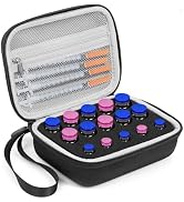 Peptide Case 15 Slots Insulin Fridge Holder Storage Case Protector Vial Holder Insulin Travel Cas...