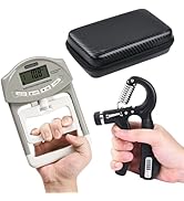Electronic Grip Strength Tester Set With Adjustable Hand Gripper, Hand Dynamometer, Protection Ca...