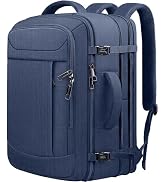JARWAM Expandable Carry On Backpack 45L, Large Travel Weekender Bag with Waterproof Wet Pocket, A...