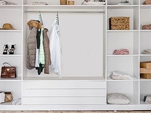 small space storage closet regular hanger bedroom organization system space saver connector hooks