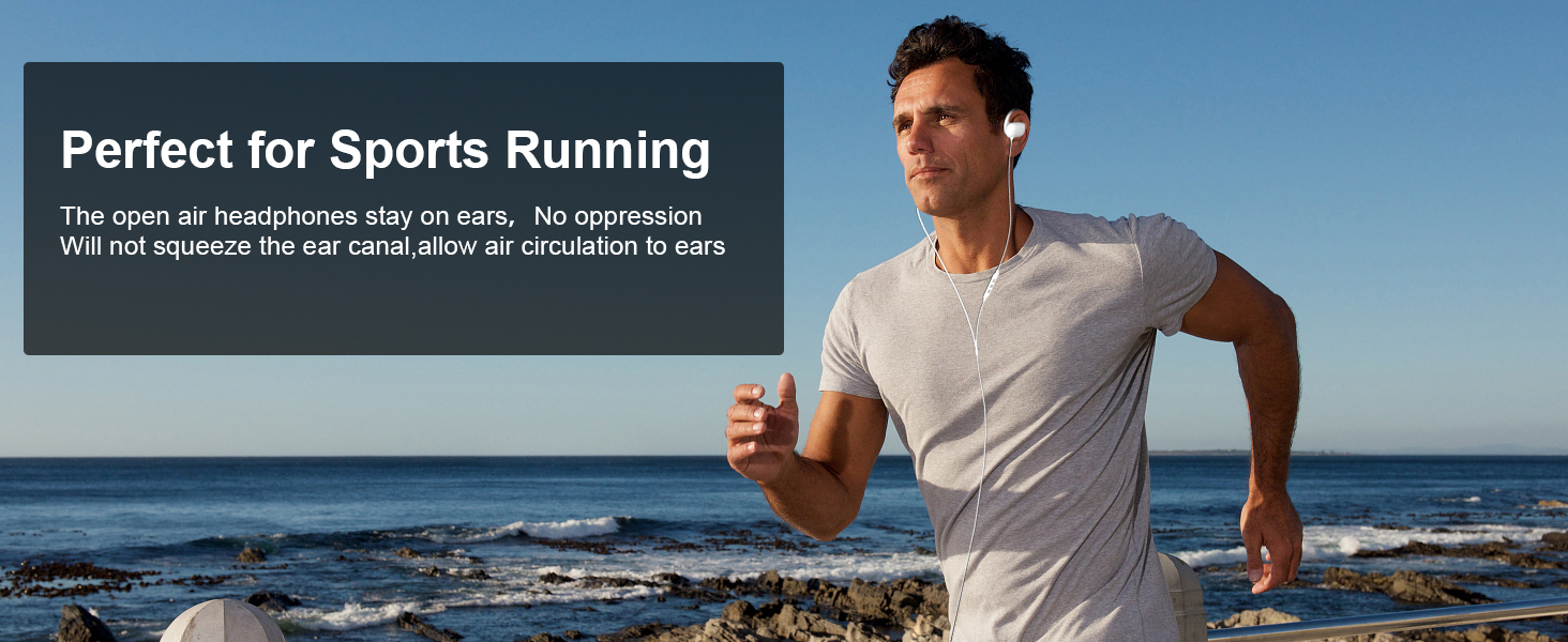 open ear earbuds usb c for iPhone 17 16 for running sport