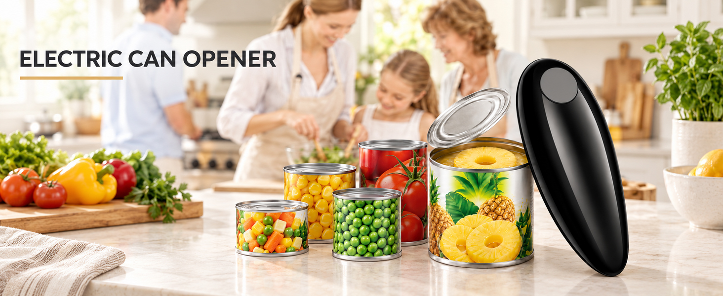 Electric can opener