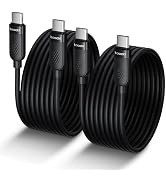 USB C Cable, 60W Fast Charging Type C Silicone Flow Cord, 2Pack, 6.6ft | Silicone, Black, Compati...