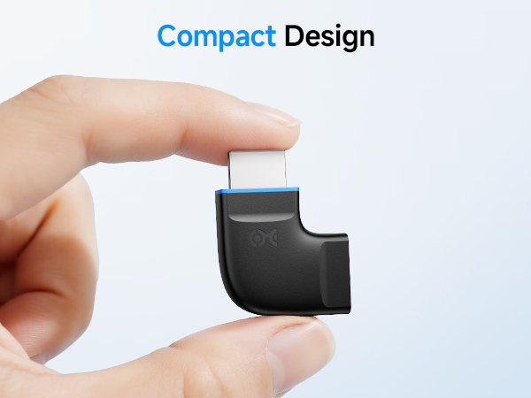 Combo-Pack 8K Flat Right Angle HDMI 2.1 Adapter with HDR, Supports 8K@60Hz / 4K@240Hz