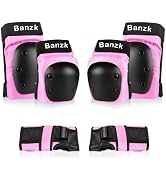 Adult/Child Knee Pads Elbow Pads Wrist Guards 3 in 1 Protective Gear Set for Skateboarding Inline...