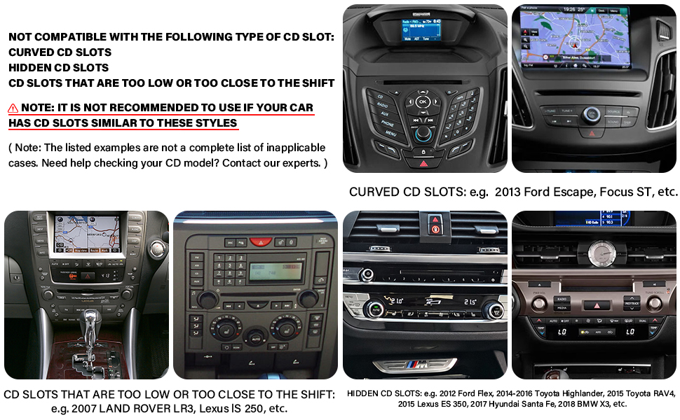 car CD slot phone holder mount