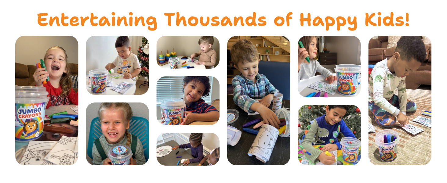 Jumbo Crayons For Toddlers 1-3