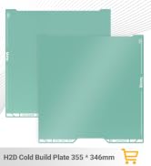 Energy-Saving H2D/H2S Cold Build Plate 355 * 346mm Double Sided Glossy+Matte Low-Temperature Stro...