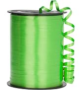 OMISELIO Lime Green Curling Ribbon - 500 Yard Apple Green, Perfect for Gift Wrapping, Balloons, H...