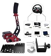 CNRAQR PC/PS4/PS5 Racing Game USB Handbrake 16Bit SIM for Racing Games, Compatible with G29 Simul...