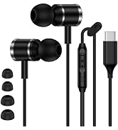 USB C Samsung Headphones Wired Ear Buds for Galaxy A17 A16 S25 FE Ultra S25+ Z Fold7 A36 A54 A15 ...