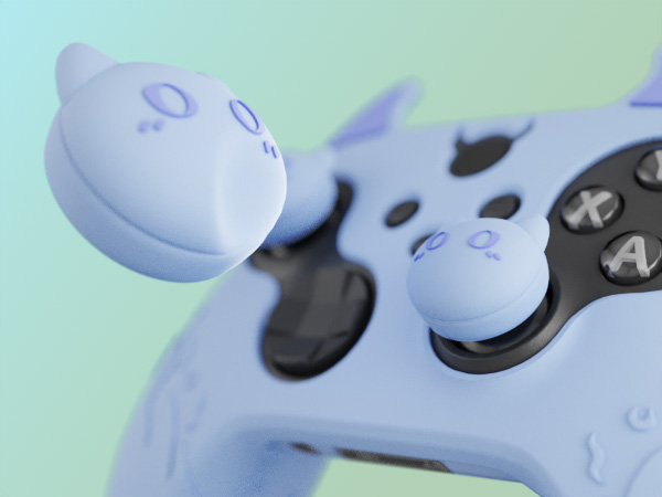 Kawaii Anti-Slip Controller Skin Grip Protector for Xbox Core Wireless Controller with Thumb Grips