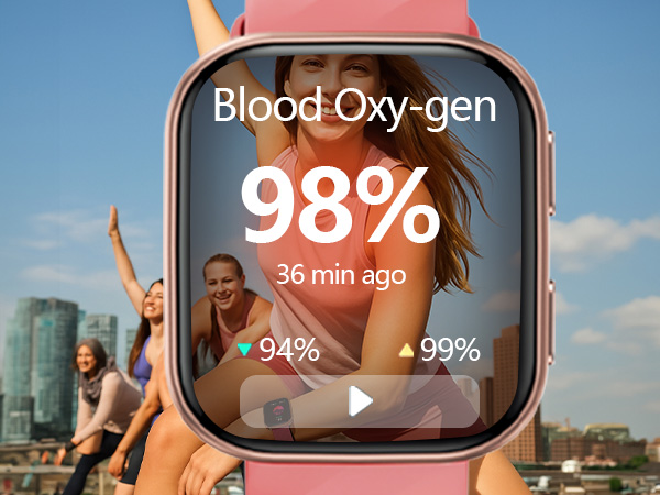 smart watches with blood oxy-gen monitor