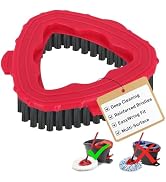 Scrub Brush Head Replacement for O Cedar EasyWring 1-Tank System – Hard Bristle Oceda Scrubber Mo...
