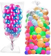 2 Pcs 98.4 x 59 Inches Large Balloon Bags for Transport, Christmas Tree Disposal and Storage Bag,...
