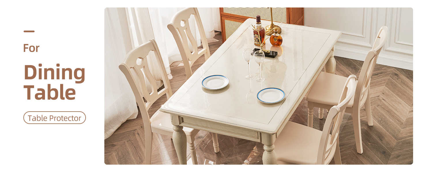 clear table cover protector