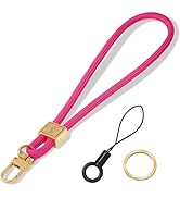 Fishent Keychain Wristlet lanyard, Cute Key Chain Holder, Upgraded Woven Wrist Lanyard for Keys, ...