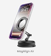 Bracketron MagAlign AIR ROTO MagSafe Car Phone Mount with 360°Arm Holder