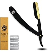 Professional Classic Straight Edge Barber Razor For Close Shaving - Salon Quality Men's Beard Wet...