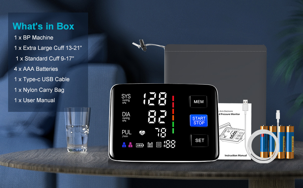Blood Pressure Monitor for home use