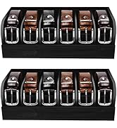 GTI Belt Organizer, 2pcs 6 Compartments Belt Organizer for Closet and Drawer, Bamboo Display Case...