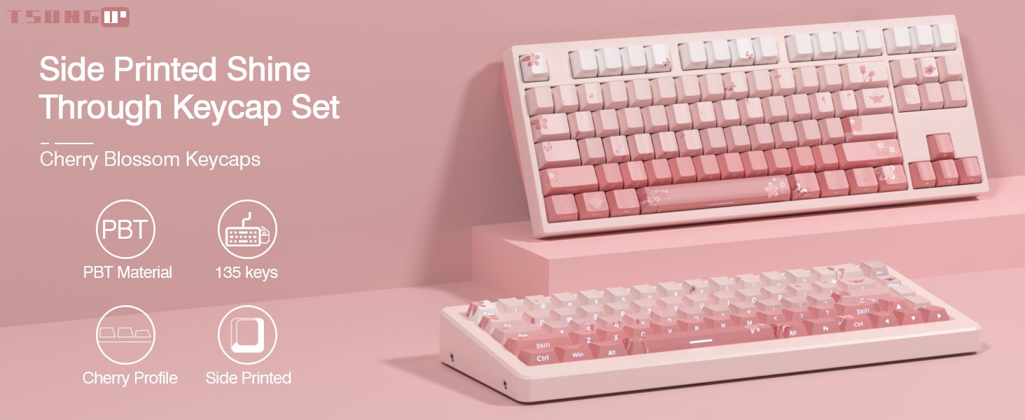 side printed keycap set