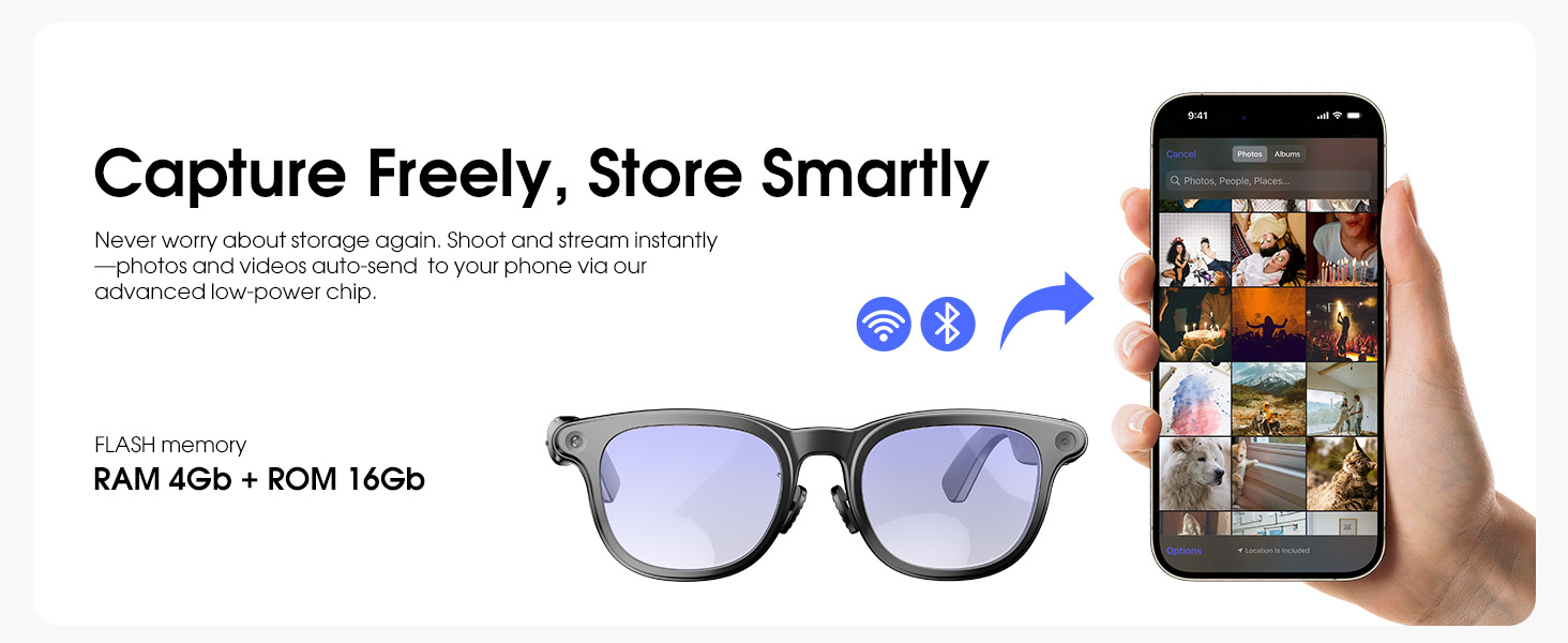 smart glasses with camera 4K,video recording camera glasses 4k with audio,ai sunglasses with camera