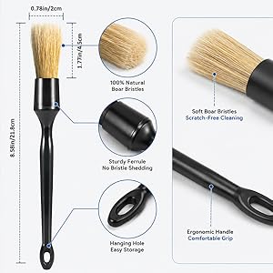 Rim Cleaner Brush for Car Detailing