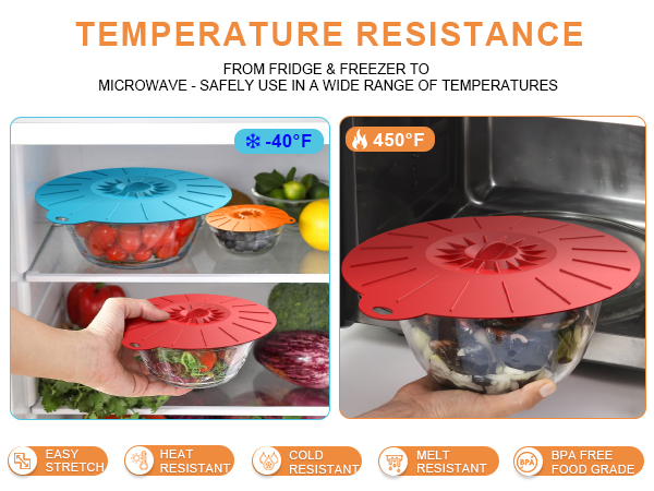 silicone lids for bowls