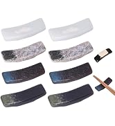 beinkmake 8Pcs Japanese Chopstick Holder Classic Ceramic Chopsticks Stand Rest Table Tableware De...