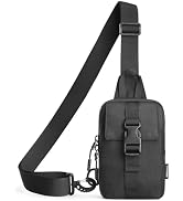 G4Free Waterproof Mini Crossbody Sling Bag, Small Chest Pack for Men, Lightweight Travel Sp...