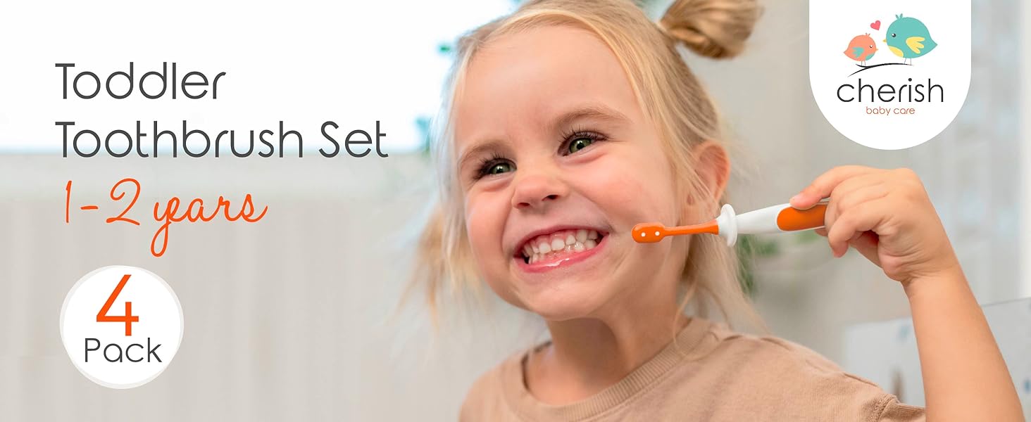 Cherish Baby 4-Pack Toothbrush