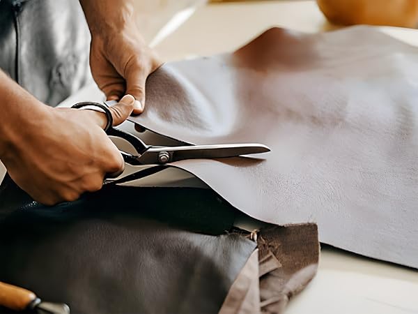 Use as Sewing scissors to cut cleanly and smoothly through multiple layers of fabric, leather, denim