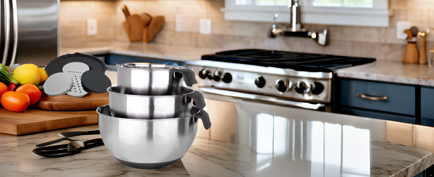 big mixing bowls kitchenaid mixing bowls kitchen gadgets kitchenware set stainless steel mixing bowl