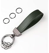 Turcee Leather Car Keychain, Creative Personality Leather Key Fob, Universal Key Fob Keychain for...