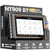 Foxwell NT909 OBD2 Scanner, Wireless Bidirectional Scan Tool, ECU Coding, OEM Full System, CANFD&...
