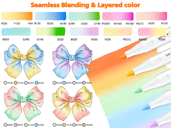 Pastel Alcohol Markers