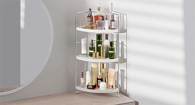 bathroom corner shelf