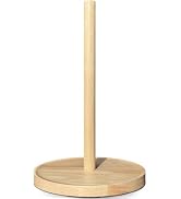 NESAPTO Paper Towel Holder Countertop, Wooden Freestanding Paper Towel Stand for Modern Farmhouse...