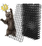 OCEANPAX 10 Pack 16 x 8 Inch Scat Mat for Cats with Strips Digging Stopper Cat Spike Mat