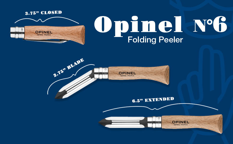 Opinel No 6 Folding Peeler