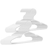 trusir Kids Hangers 60 Pack - 11. 5 Inch Baby Hangers for Closet - White Hangers for Closet - Tod...