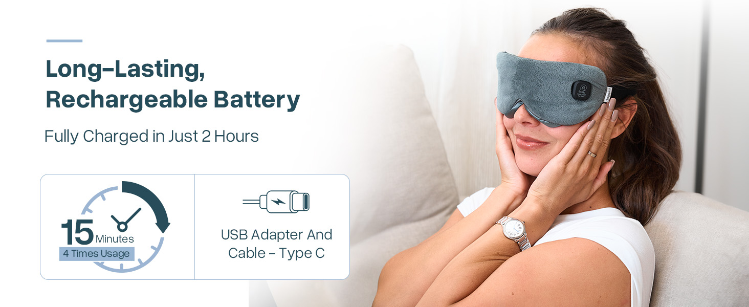 rechargeable eye mask heating pad for eyes eye warm compress