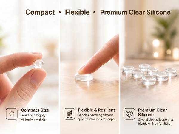 compact flexible clear silicone
