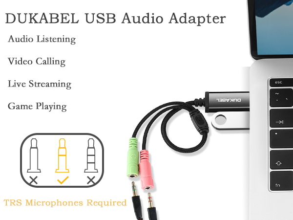 USB External Stereo Sound Adapter