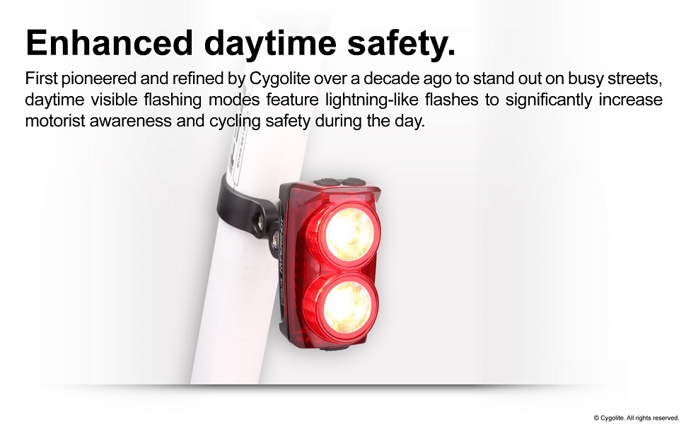 USB LED bicycle tail light