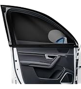 2Pcs Car Window Shades for Baby,Front Window Sun Shade for Camping,UV Protection Breathable Mesh ...
