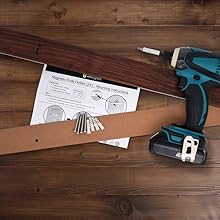 walnut magnetic knife bar