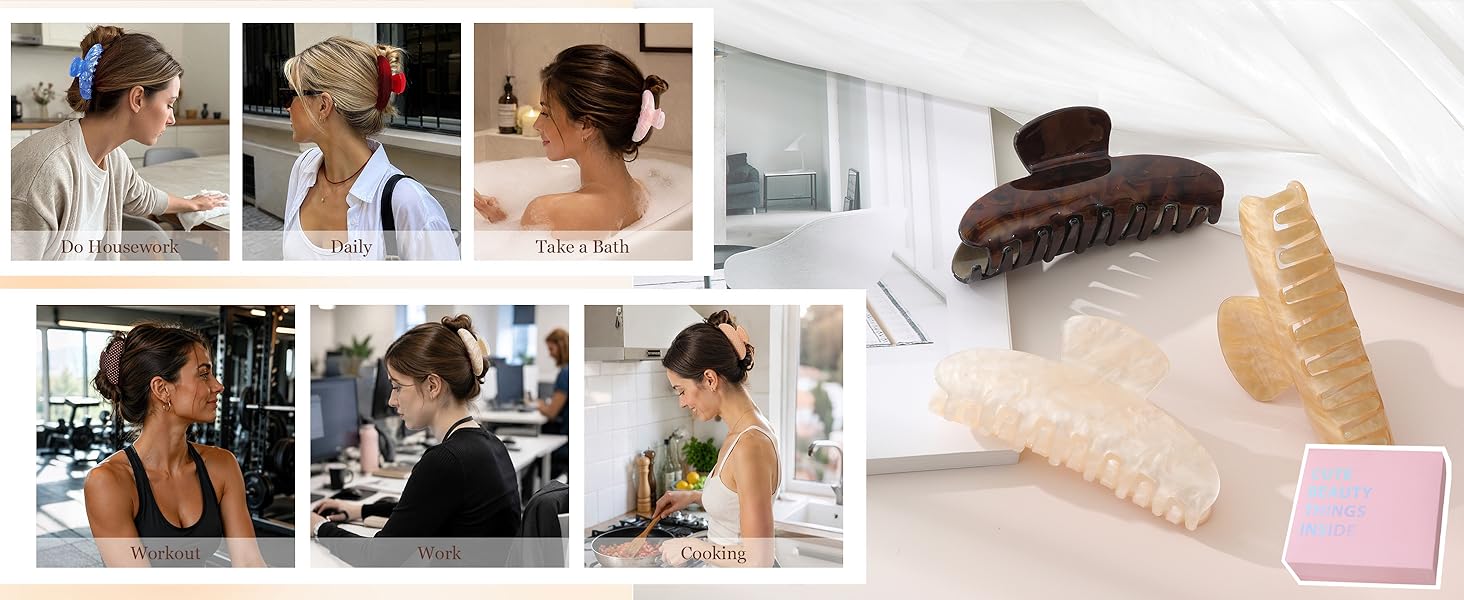 Durable & Sturdy Plastic for Thin Hair