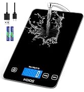 KOIOS Food Scale, 33lb/15kg Digital Kitchen Scale Weight in Grams and Ounces for Cooking Baking, ...